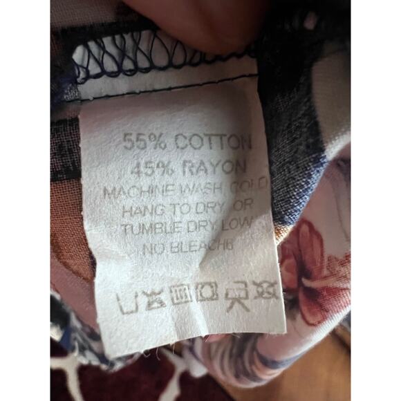 Cruizin Wear Vintage War Planes Button Front Shirt All Over Print XL Pocket USA - Picture 8 of 8